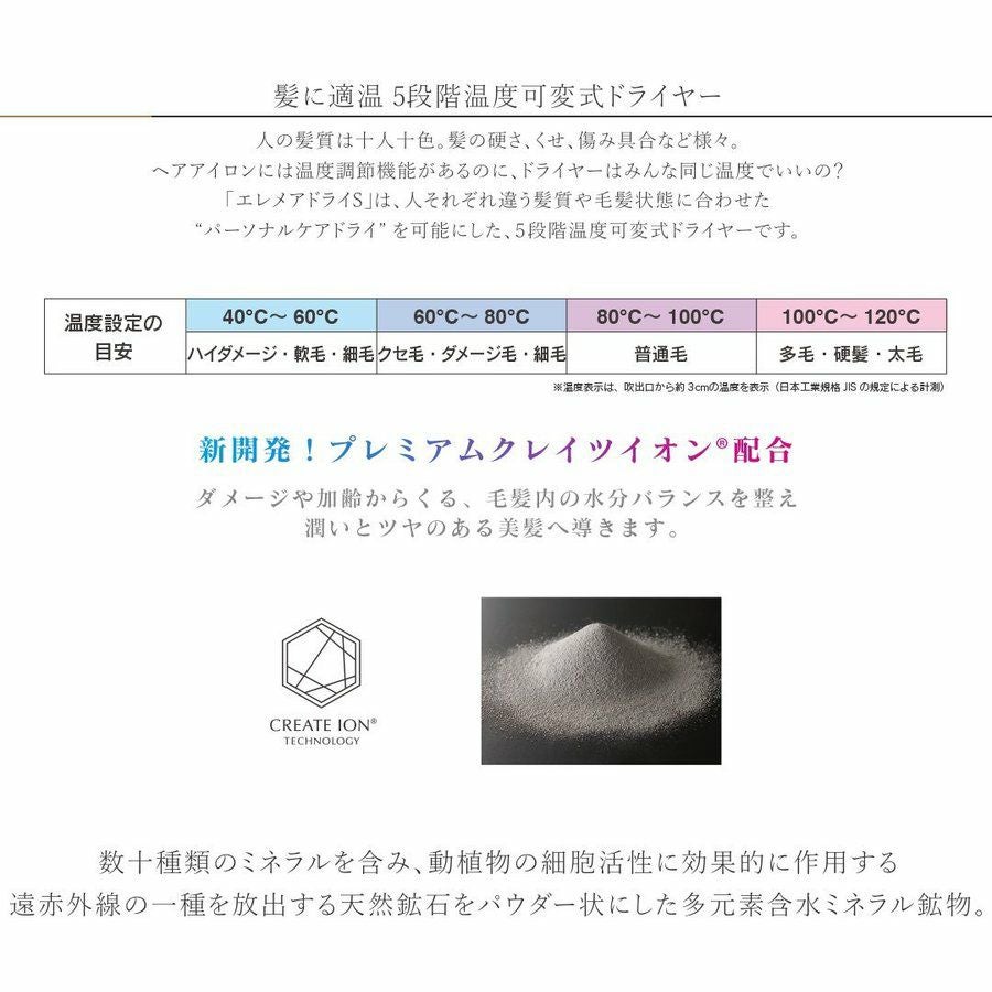 メーカー保証1年間】エレメアドライ S クレイツ ELEMEA DRY S SD