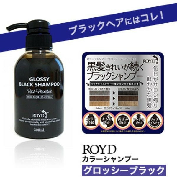 ブラックシャンプー トリートメント ROYD ロイド カラー シャンプー トリートメント 300ml ムラサキ