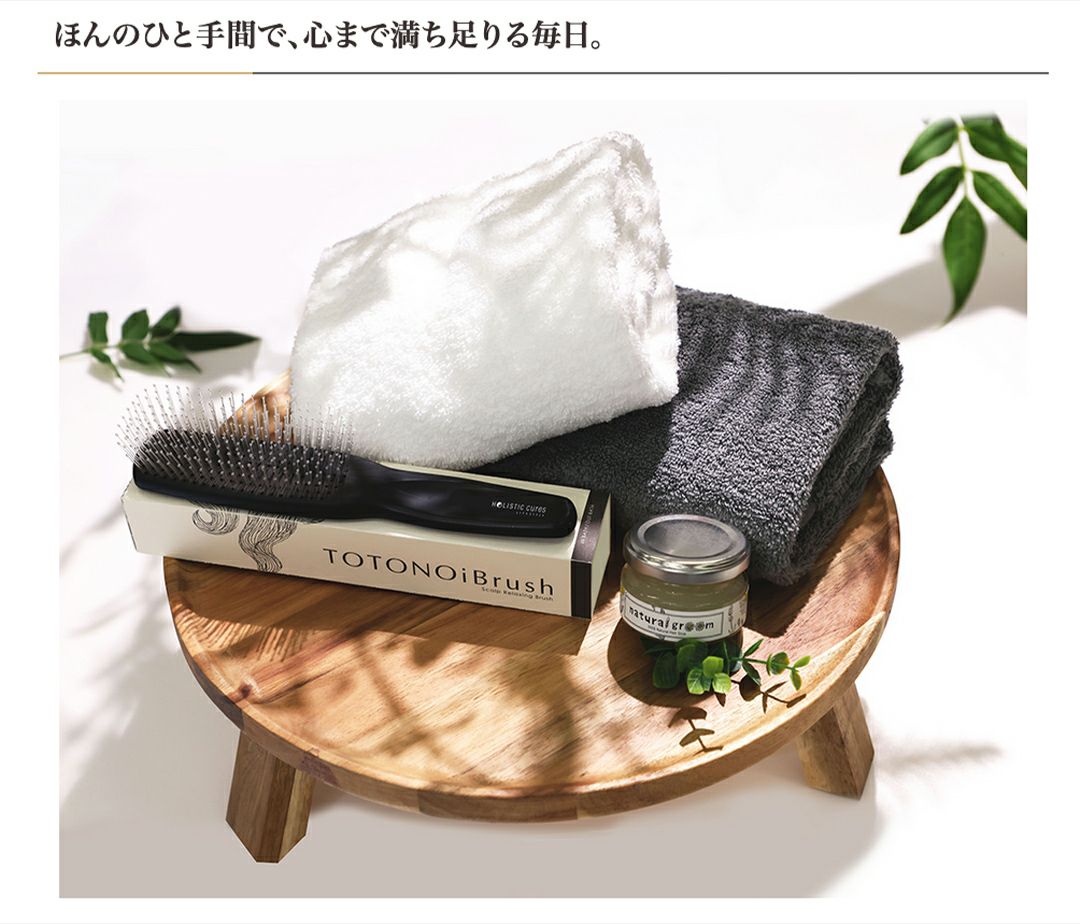 ホリスティックキュア トトノイブラシ HOLISTIC CURE 頭皮 ヘアブラシ